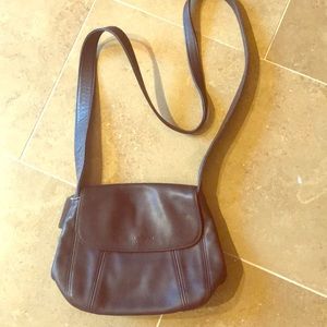 Coach leather crossbody bag